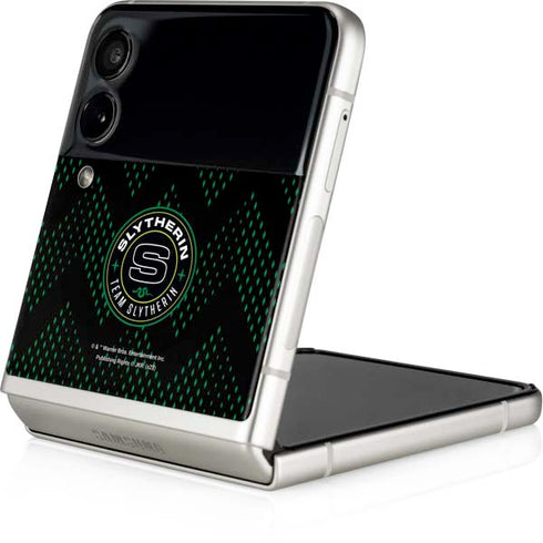 Wizarding Worlds Harry Potter Team Slytherin Galaxy Z Flip3 5G Skin
